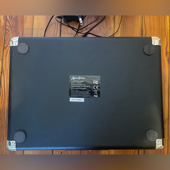 Byron Statics Vinyl Record Player Turntable KTS-601 Black - Picture 6 of 10